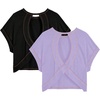 Black and Light Purple