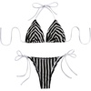 Striped Black and White