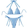 Striped Blue