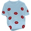image:imageRoseSeek Womens Beaded Sequin Bowknot T Shirt Short Sleeve Crew Neck Embroidery Trendy Tee Y2k TopsBlue and Red