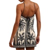 image:imageRoseSeek Womens Boho Tropical Tie Backless Halter Dresses Sleeveless Vacation Beach Short DressApricot