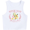 image:imageRoseSeek Womens Graphic Y2k Going Out Tank Tops Sleeveless Martini Casual Slim Fit Summer Crop TopYellow White