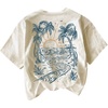 image:imageRoseSeek Womens Hawaiian Shirts Tropical Graphic Tees Crewneck Short Sleeve Vacation Summer T ShirtApricot