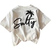 image:imageRoseSeek Womens Hawaiian Shirts Tropical Graphic Tees Crewneck Short Sleeve Vacation Summer T ShirtWhite