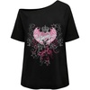 Heart Print Black