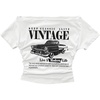 image:imageRoseSeek Womens Off The Shoulder Y2K Letter Graphic Tees Vintage T Shirts  Short Sleeve Fitted Retro Tops Summer Going Out Tops For Women Trendy Tops  Car Print TeeWhite Black