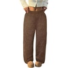 image:imageRoseSeek Womens Y2K Camo Maple Leaf Print Sweatpants Baggy Hip Pop Elastic Waist Long Pants StreetwearCoffee Brown