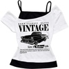 image:imageRoseSeek Womens Y2k Letter Graphic Tees Off The Shoulder Short Sleeve Summer T ShirtsMulticolor White