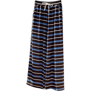 image:imageRoseSeek Womens Colorful Striped Sweatpants Baggy Drawstring Waisted Wide Leg Workout Long Fall Pants Y2k TrousersMulticolor