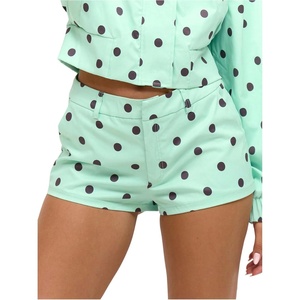 image:imageRoseSeek Womens Elegant Mini Shorts Dressy Casual Office Work Summer Shorts with PocketsMint Green