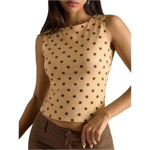 image:imageRoseSeek Womens Striped Tank Top Boat Neck Sleeveless Crop Tops Summer Slim Fit TopsLight Yellow