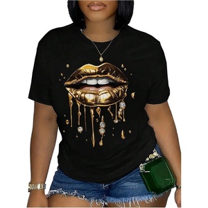 image:imageRoseSeek Womens Vintage Graphic Tees Crew Neck Short Sleeve T Shirts Y2k Streetwear Summer TopsBlack
