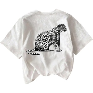 image:imageWomens Graphic Letter Tee Crew Neck Drop Shoulder Trendy Summer T Shirt Short Sleeve Vintage TopWhite Grey