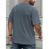 image:imageMens Big and Tall Shirts Textured Knit Tshirt Shirts Casual Summer Tops TrendyDusty Blue