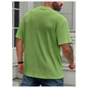image:imageMens Big and Tall Shirts Textured Knit Tshirt Shirts Casual Summer Tops TrendyLight Green