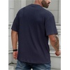 image:imageMens Big and Tall Shirts Textured Knit Tshirt Shirts Casual Summer Tops TrendyRoyal Blue