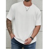 image:imageMens Big and Tall Shirts Textured Knit Tshirt Shirts Casual Summer Tops TrendyWhite