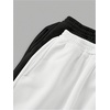image:imageRoseSeek 2 Pack Girls Sweatpants Wide Leg Elastic Waist Pants with Pockets Baggy Joggers Track Pants TrendyBlack and White