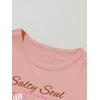 image:imageRoseSeek Floral Graphic Crop Tops for Girls Short Sleeve Slim fit Preppy Summer T Shirt Y2k Tops TrendyBright Pink