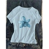 image:imageRoseSeek Floral Graphic Crop Tops for Girls Short Sleeve Slim fit Preppy Summer T Shirt Y2k Tops TrendyLight Blue