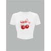 image:imageRoseSeek Floral Graphic Crop Tops for Girls Short Sleeve Slim fit Preppy Summer T Shirt Y2k Tops TrendyPrint White