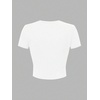 image:imageRoseSeek Floral Graphic Crop Tops for Girls Short Sleeve Slim fit Preppy Summer T Shirt Y2k Tops TrendyWhite Floral