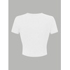 image:imageRoseSeek Floral Graphic Crop Tops for Girls Short Sleeve Slim fit Preppy Summer T Shirt Y2k Tops TrendyWhite and Pink