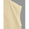 image:imageRoseSeek Girls 2 Packs Open Back Backless Tops Criss Cross Short Sleeve T Shirts Crewneck Casual TeesBeige and Brown