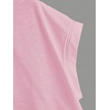 image:imageRoseSeek Girls 2 Packs Open Back Backless Tops Criss Cross Short Sleeve T Shirts Crewneck Casual TeesBlack and Pink