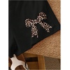 image:imageRoseSeek Girls 2 Piece Outfits Cherry Bow Graphic Tee Shirt and Shorts Set Cute Summer OutfitsGraphic Black