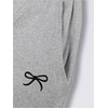 image:imageRoseSeek Girls 2 Piece Outfits Short Sleeve Bow Graphic Tees and Wide Leg Pants Set Summer Cute ClothesGrey