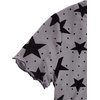 image:imageRoseSeek Girls 2 Piece Outfits Star Graphic Y2K Sheer Mesh Shirts and Spaghetti Strap Camisole TopsLight Grey