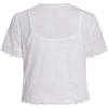 image:imageRoseSeek Girls 2 Piece Outfits Star Graphic Y2K Sheer Mesh Shirts and Spaghetti Strap Camisole TopsPure White