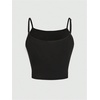 image:imageRoseSeek Girls 2 Piece Outfits Star Graphic Y2K Sheer Mesh Shirts and Spaghetti Strap Camisole TopsSheer Black