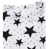 image:imageRoseSeek Girls 2 Piece Outfits Star Graphic Y2K Sheer Mesh Shirts and Spaghetti Strap Camisole TopsWhite