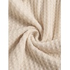 image:imageRoseSeek Girls 2 Piece Outfits Waffle Knit Scoop Neck Button Down Crop Tank Tops Paperbag Waist Track ShortsBeige