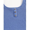 image:imageRoseSeek Girls 2 Piece Outfits Waffle Knit Scoop Neck Button Down Crop Tank Tops Paperbag Waist Track ShortsBlue