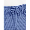 image:imageRoseSeek Girls 2 Piece Outfits Waffle Knit Scoop Neck Button Down Crop Tank Tops Paperbag Waist Track ShortsBlue