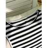 image:imageRoseSeek Girls 2 Piece Striped Summer Outfits Textured Knit Sleeveless Crop Tank Top and Shorts Matching SetBlack and White