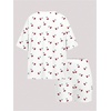 image:imageRoseSeek Girls 2 Piece Summer Outfits Cherry Graphic Tees and Biker Shorts Cute Clothing SetWhite