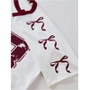 image:imageRoseSeek Girls 2 Piece Summer Outfits Number Print Y2k Football Jersey Shirts and Cargo Pants Baggy SetRed