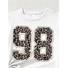image:imageRoseSeek Girls 2 Piece Summer Outfits Short Sleeve Camo T Shirt and Mini Shorts Clothing Set TracksuitNumber White