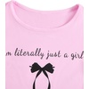 image:imageRoseSeek Girls 2 Piece Summer Outfits Short Sleeve Ruched Basic Tess and Camo Cargo Pants Sets TrendyBow Pink and Black