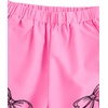 image:imageRoseSeek Girls 2 Piece Summer Outfits Short Sleeve Ruched Basic Tess and Camo Cargo Pants Sets TrendyMulticolor Pink
