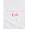 image:imageRoseSeek Girls 2 Piece Summer Outfits Short Sleeve Ruched Basic Tess and Camo Cargo Pants Sets TrendyPink Bow White