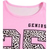 image:imageRoseSeek Girls 2 Piece Summer Outfits Short Sleeve Ruched Basic Tess and Camo Cargo Pants Sets TrendyPure Pink