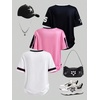 image:imageRoseSeek Girls 3 Pack Jersey Shirts Number Graphic Tees Hip Hop Y2k Tops Football Jersey StreetwearMulticolor