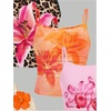 image:imageRoseSeek Girls 3 Packs Cheetah Leopard Floral Tank Top Spaghetti Strap Fitted Summer Cute Camisole TopsMulticolor