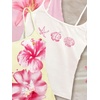 image:imageRoseSeek Girls 3 Packs Cheetah Leopard Floral Tank Top Spaghetti Strap Fitted Summer Cute Camisole TopsPink Yellow White