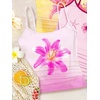 image:imageRoseSeek Girls 3 Packs Cheetah Leopard Floral Tank Top Spaghetti Strap Fitted Summer Cute Camisole TopsYellow Pink